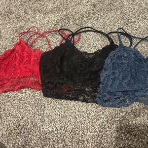 ROMWE Bralettes Set of 3